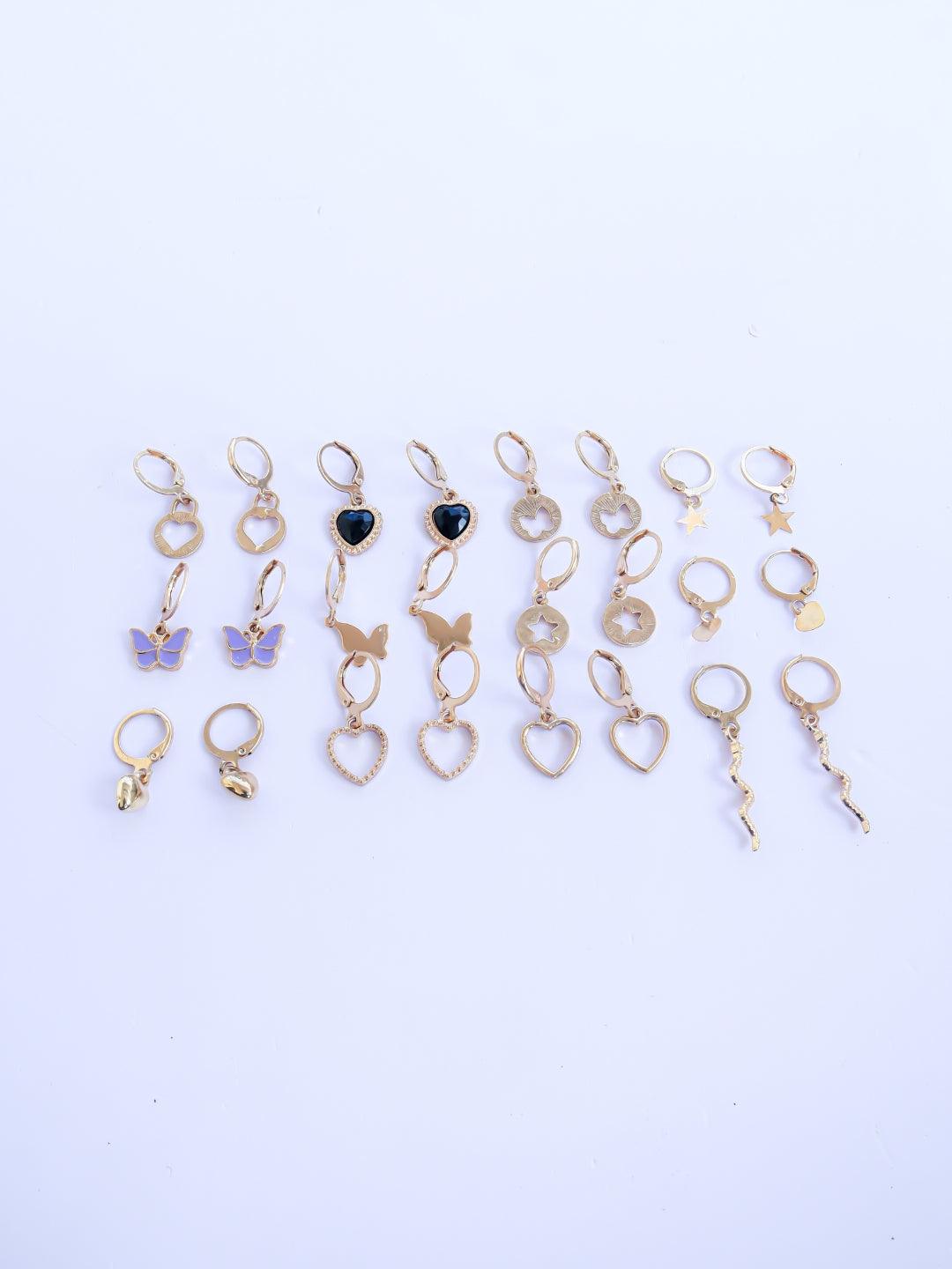 Modern Fashionista Earrings Combo - Zerakijewels