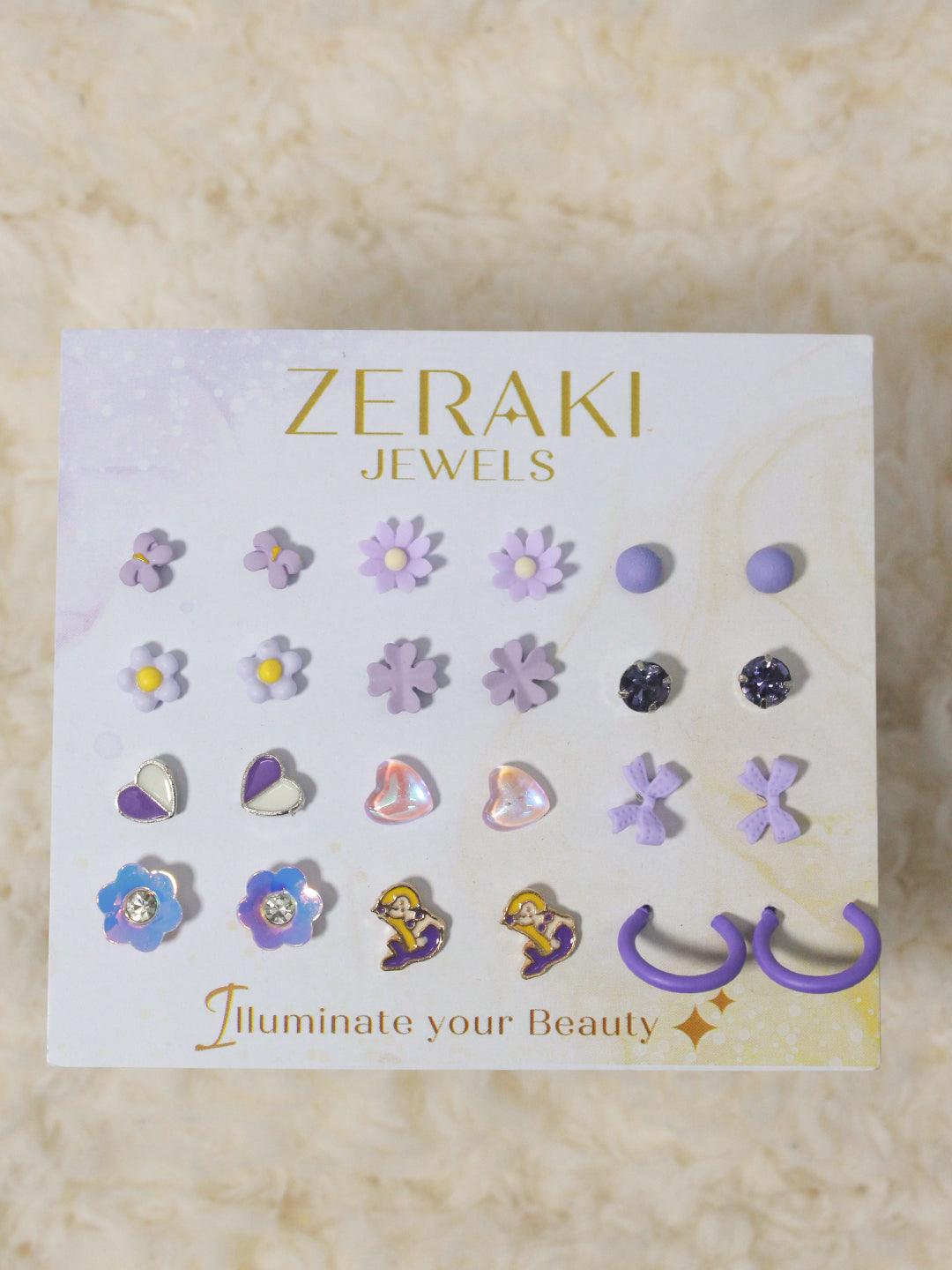 Chic Cascade Earrings Combo - Zeraki Jewels 