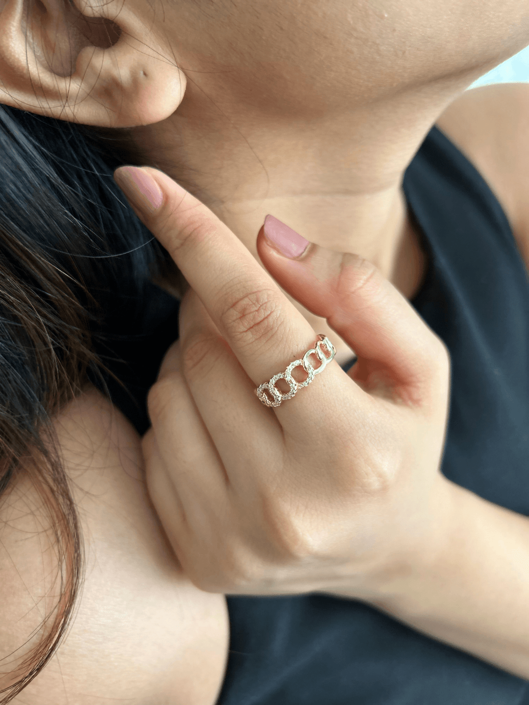 Golden Swirl Ring - Zerakijewels