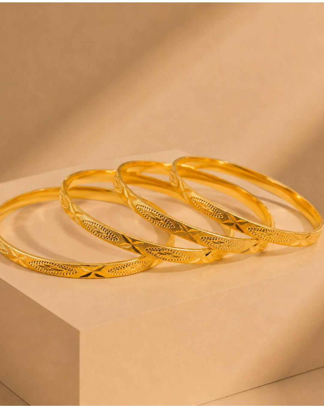Vrishti Bangle.  (Set of 4)