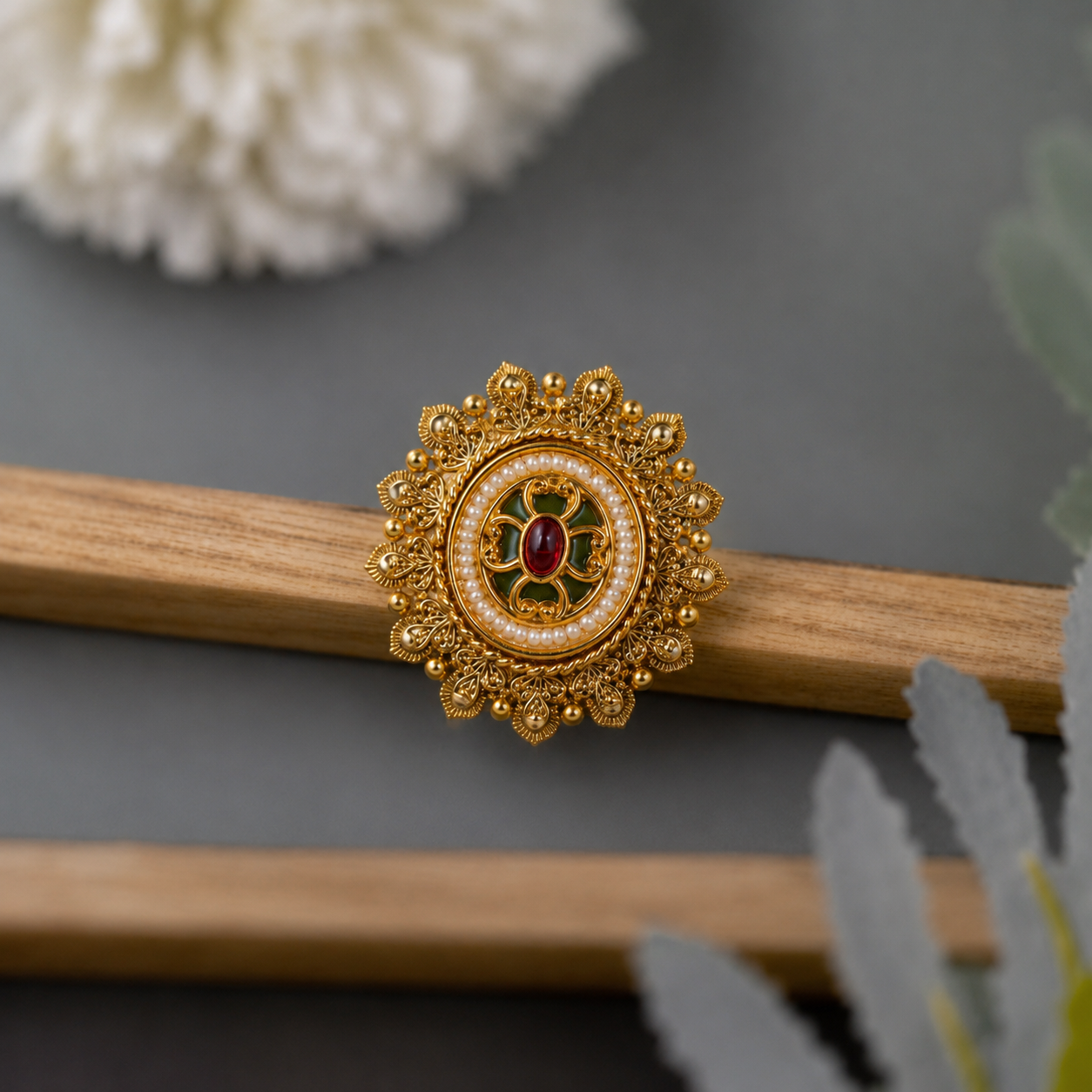 Indrani Adjustable Ring