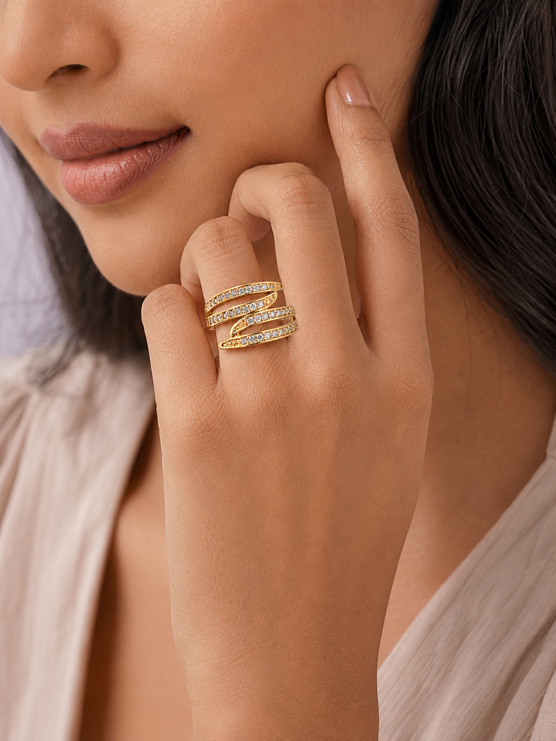 Aarohi Adjustable Ring