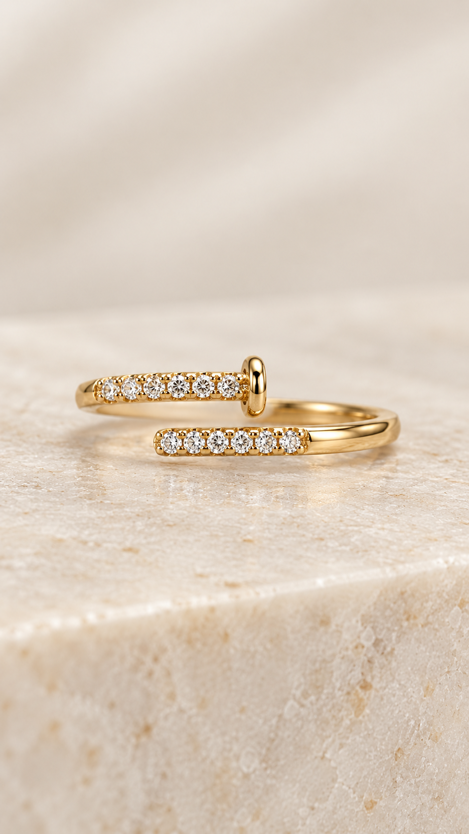 luster Adjustable Ring