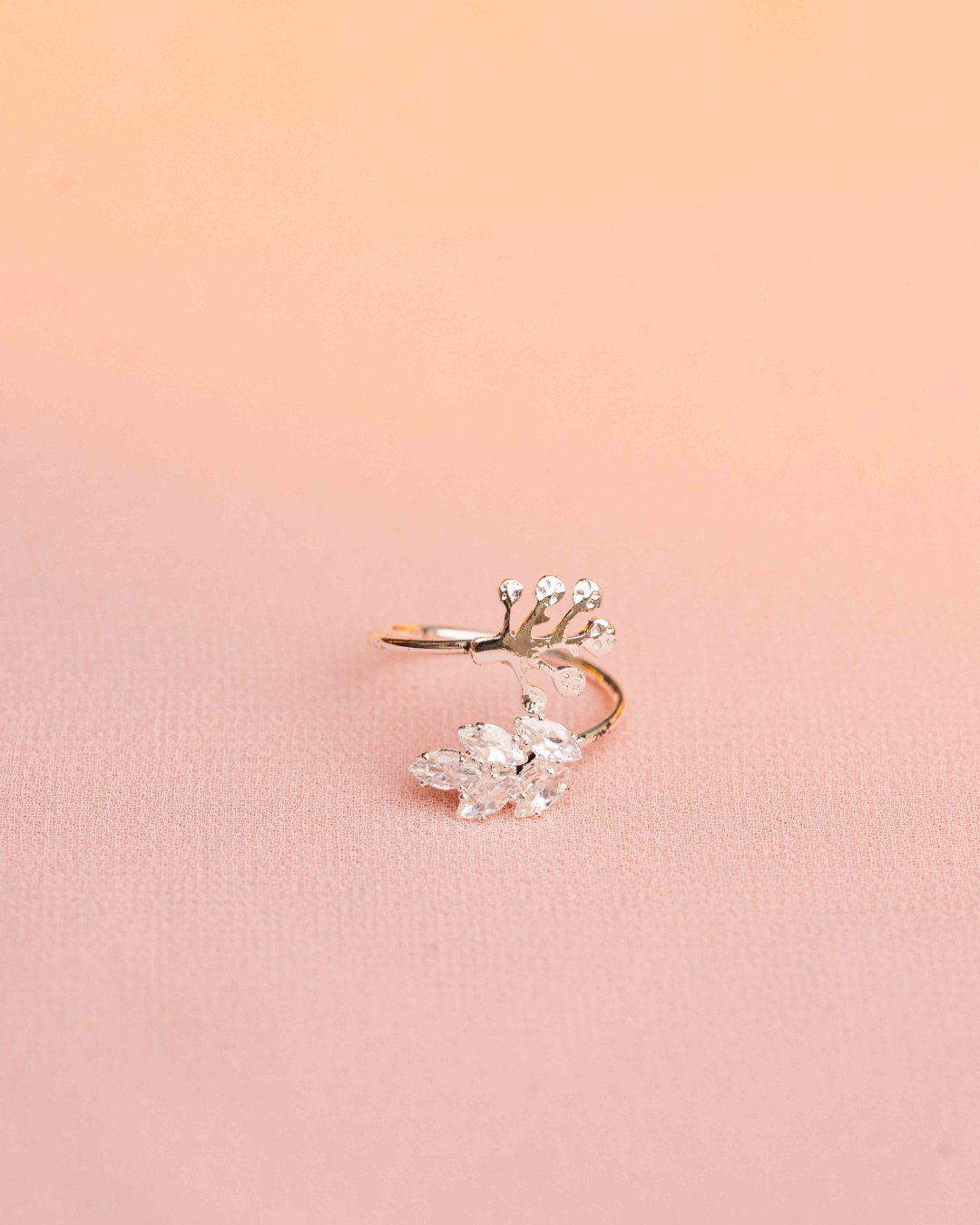 Frostvine Adjustable Ring