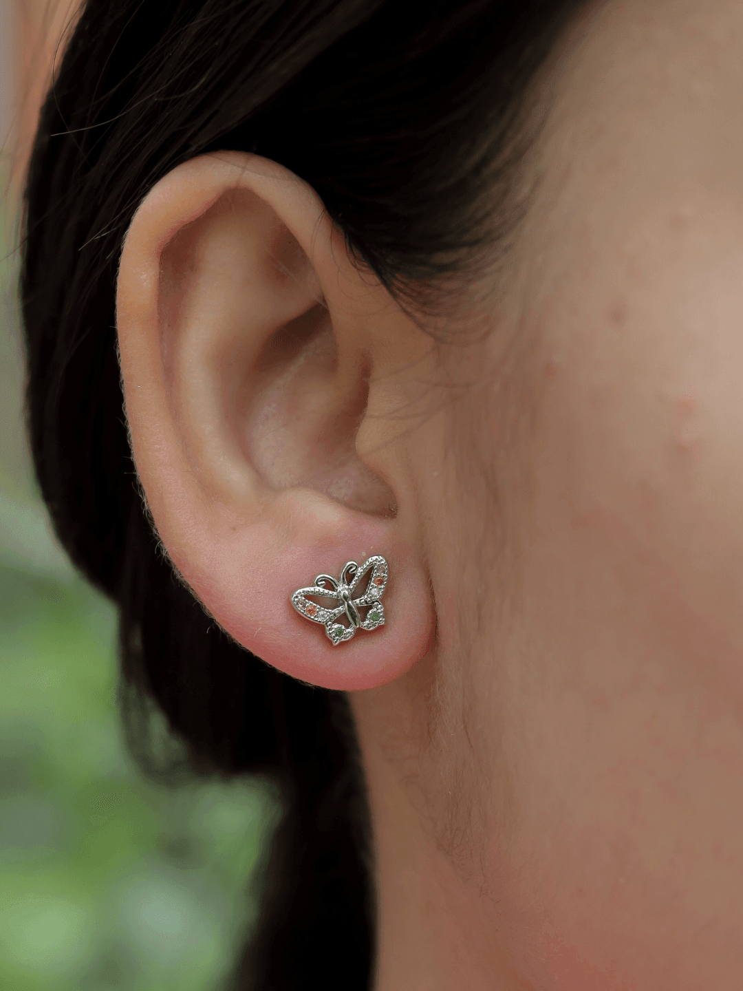 Miniature Butterfly Studs - Zerakijewels