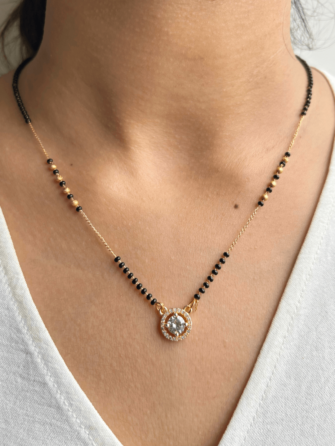Plain mangalsutra design discount