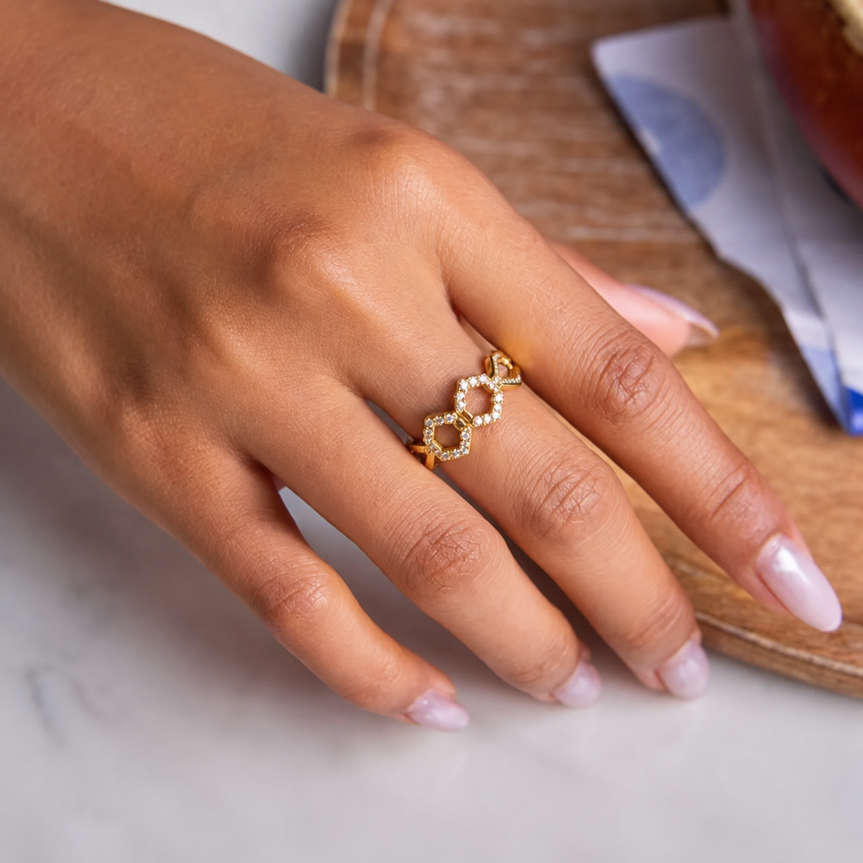 Smile Adjustable Ring