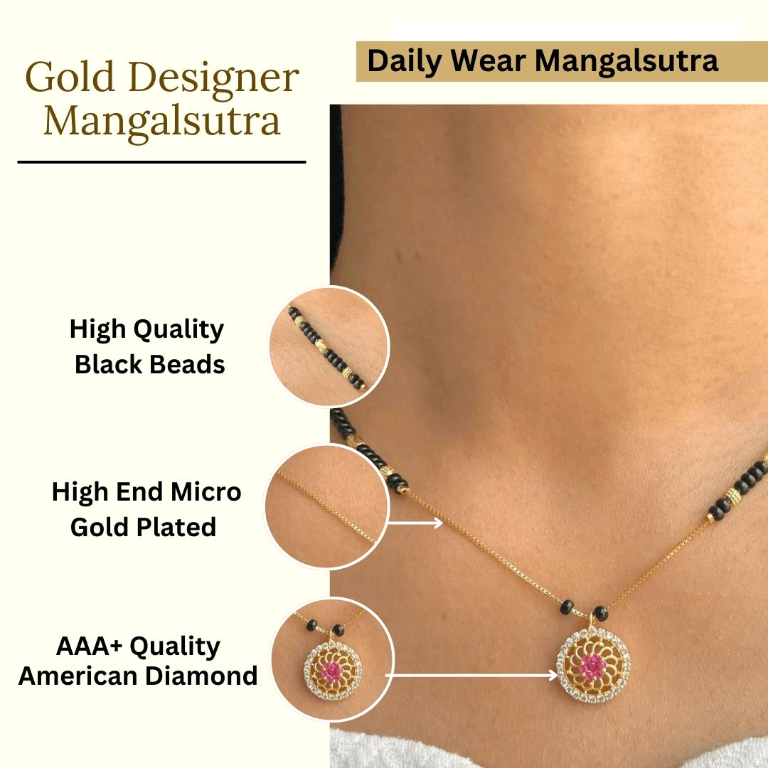 Rashmi Mangalsutra|Gold Plated