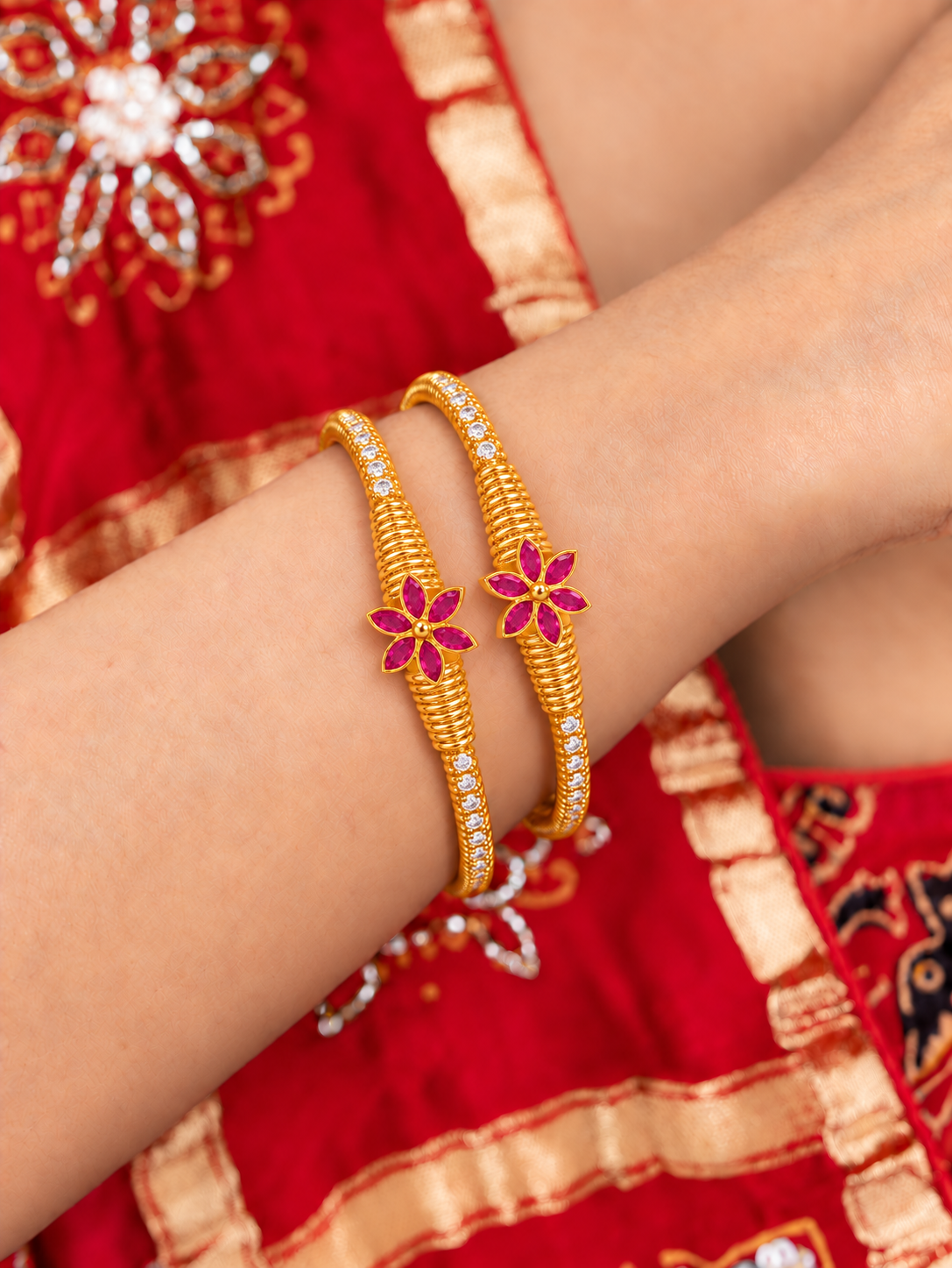 Meenakshi Bangle ( Set of 2 )