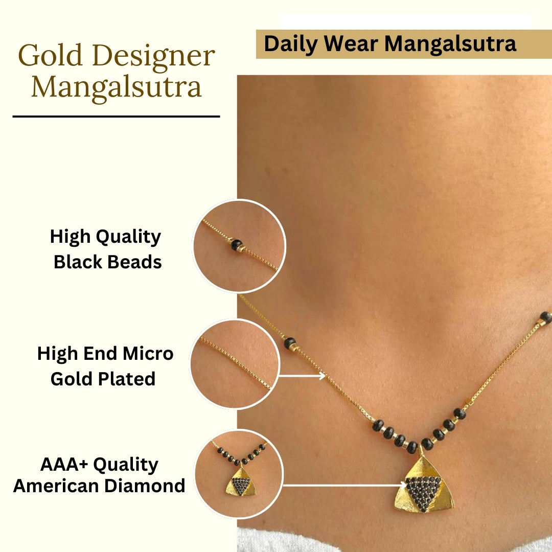 Hema Mangalsutra|Gold Plated