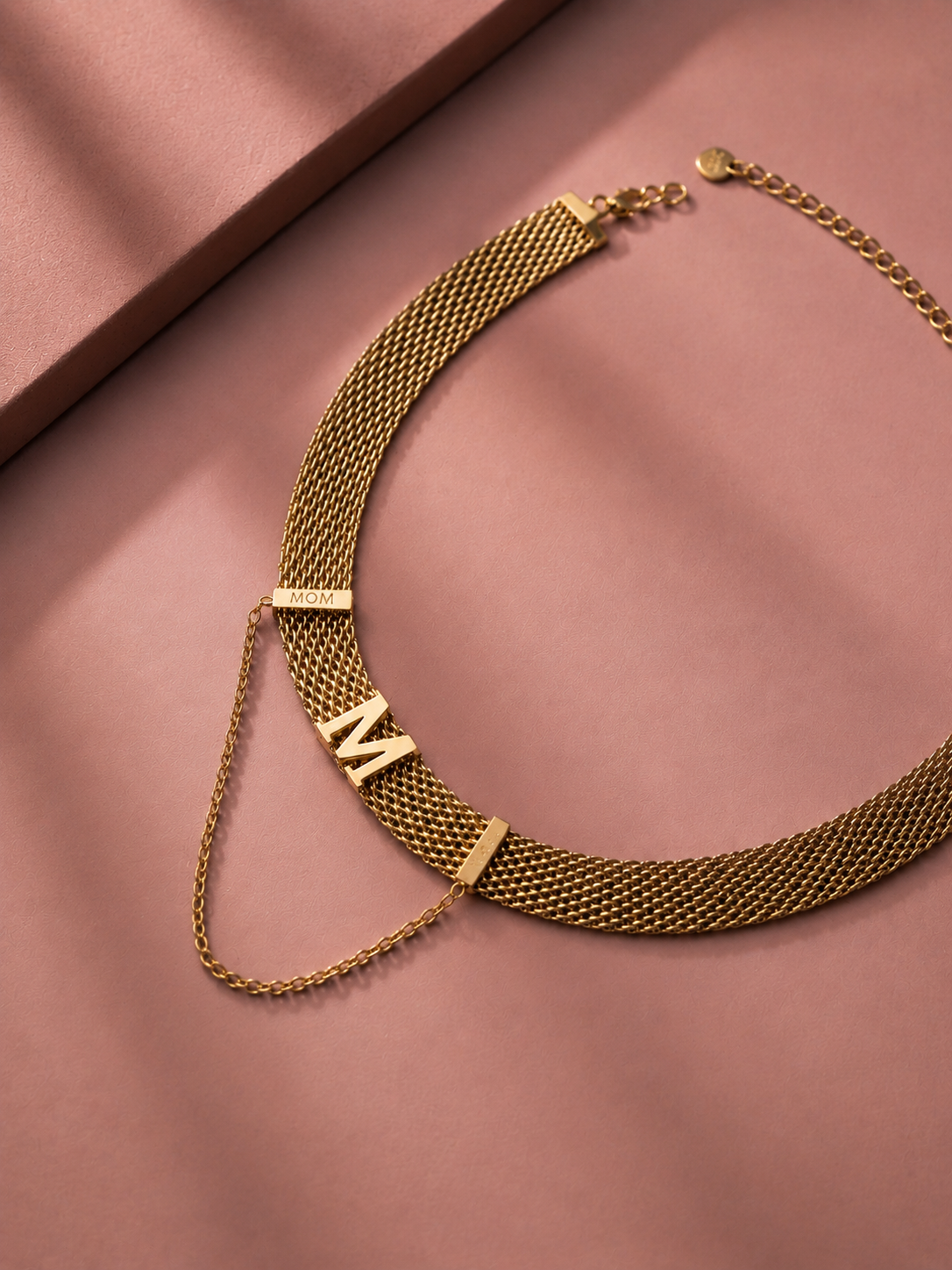 Mom Initial Necklace
