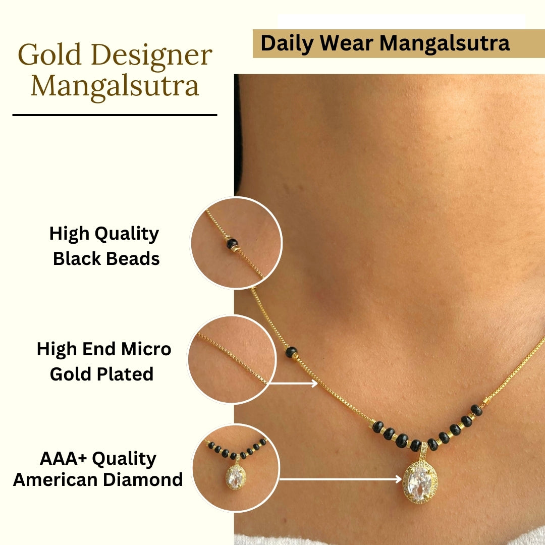 Kalyani Mangalsutra|Gold Plated