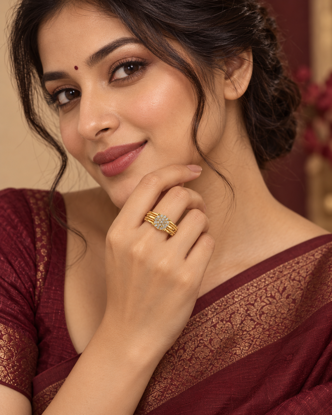 Pave Adjustable Ring