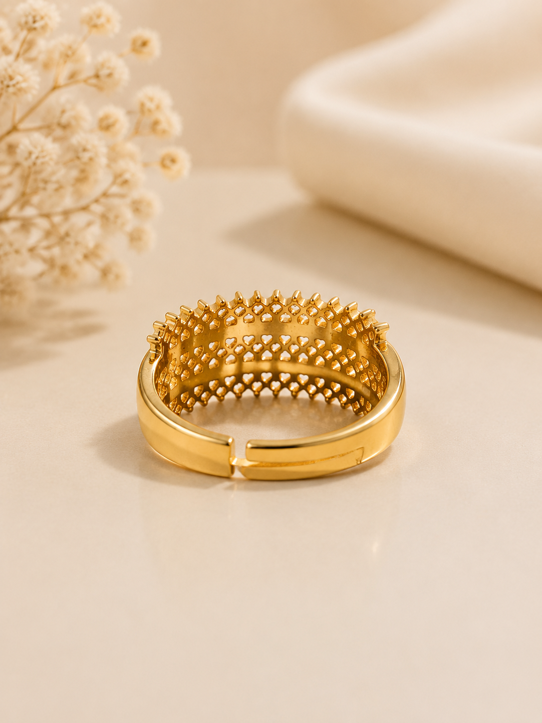 Saanjh Adjustable Ring