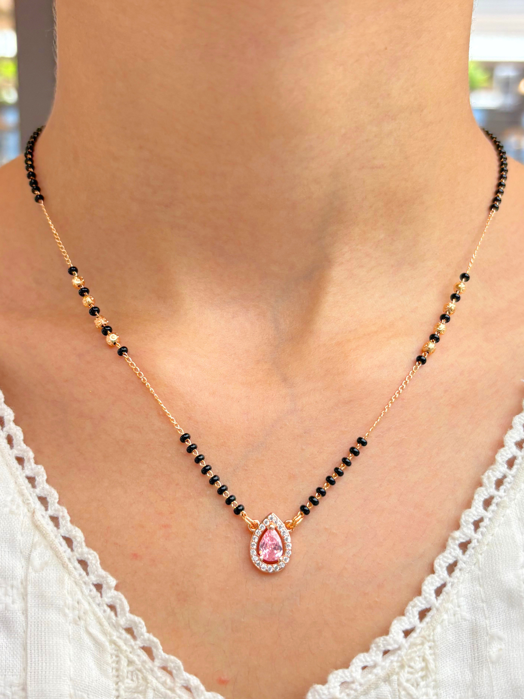 Nayra Pink Mangalsutra