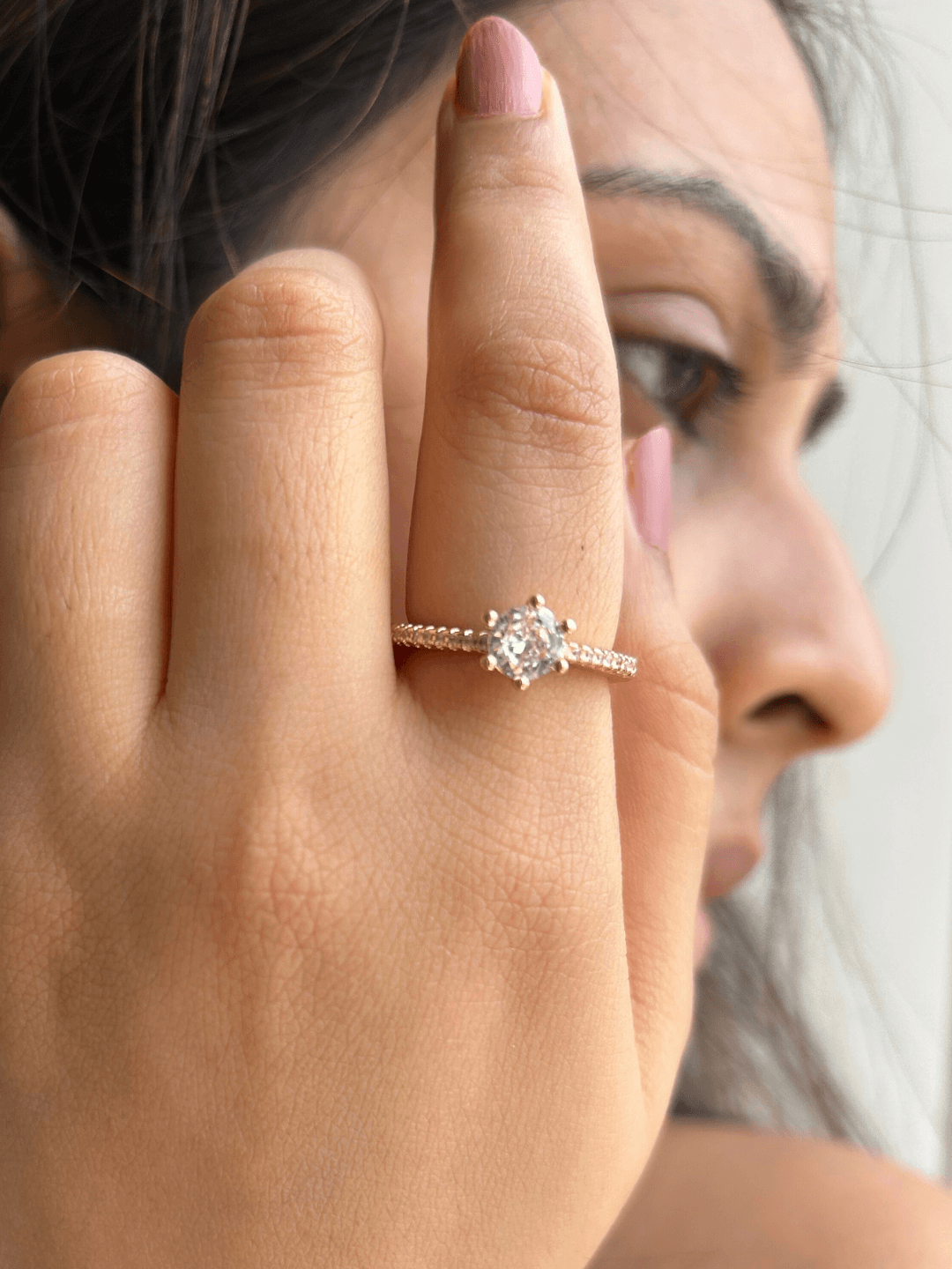 Diamond Sunburst Ring - Zeraki Jewels 