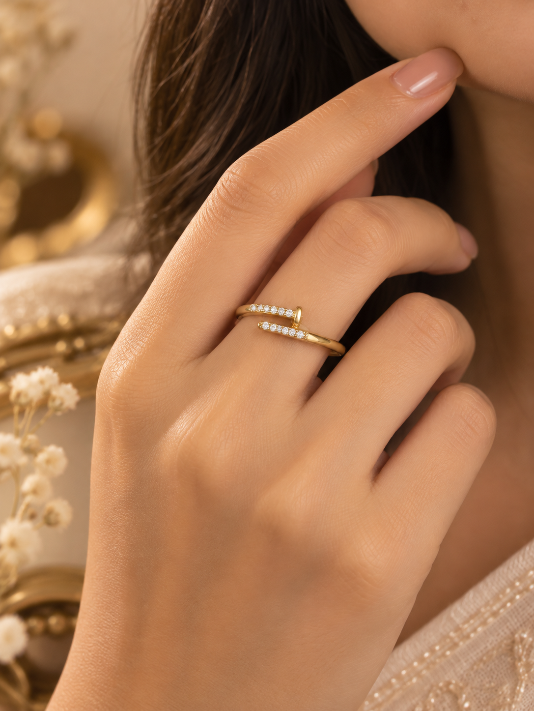 luster Adjustable Ring