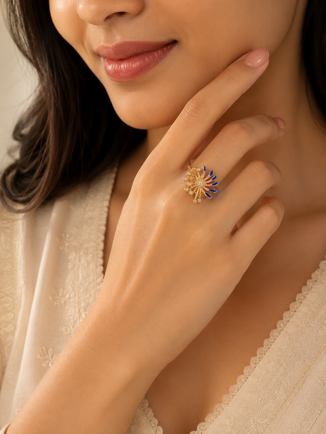 Honey Adjustable Ring