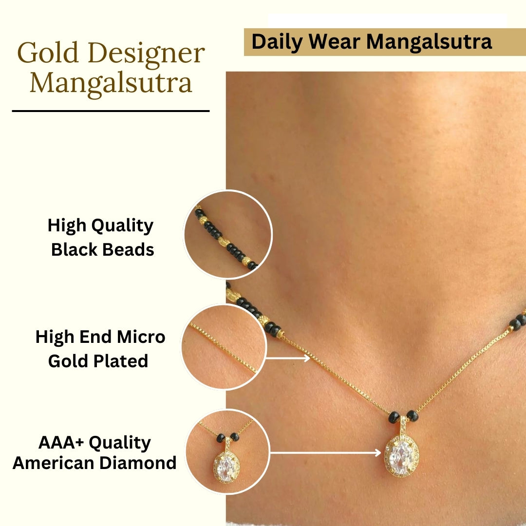 Disha Mangalsutra| Gold Plated