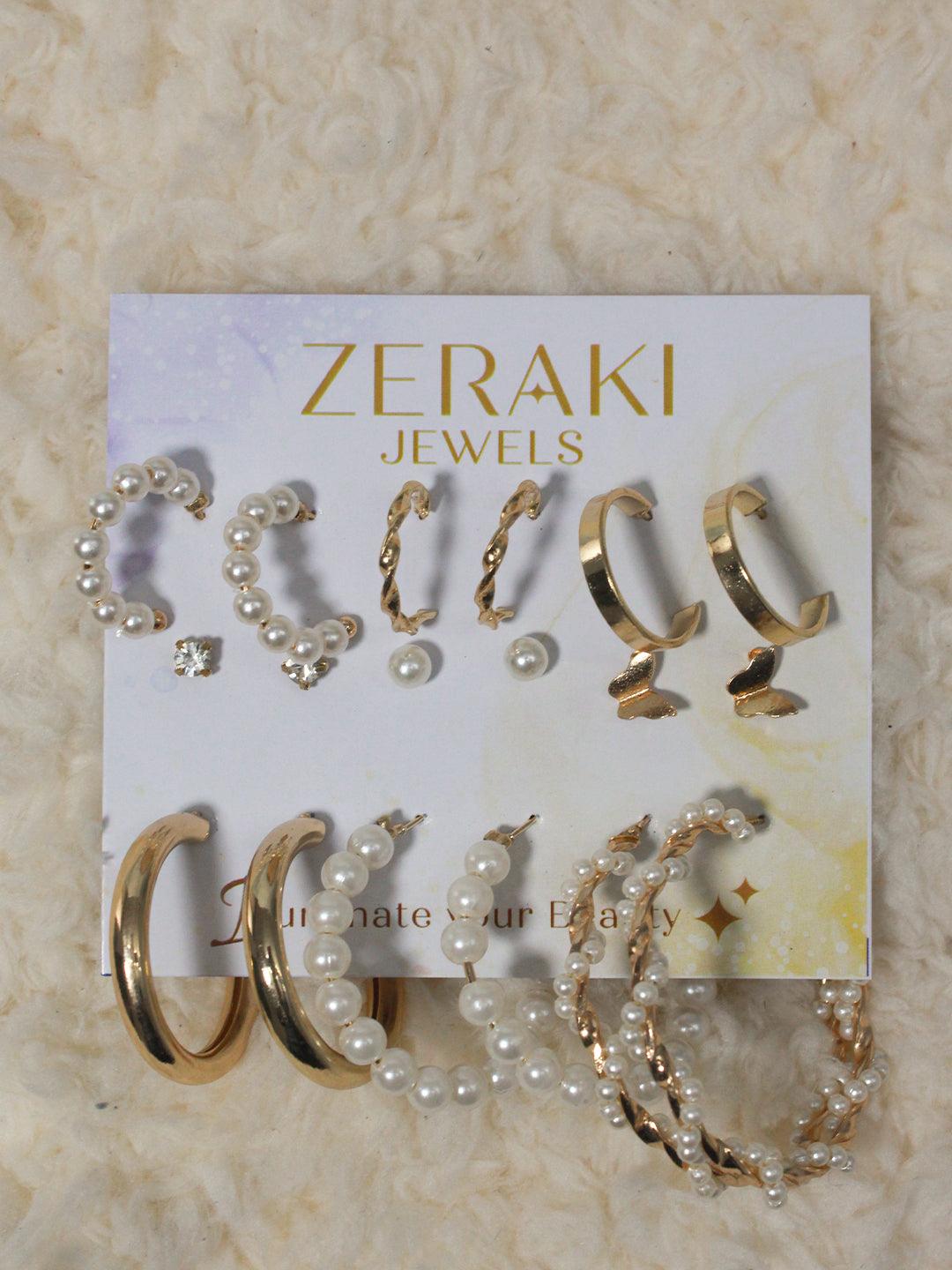 Fashion Frenzy Earrings Combo - Zerakijewels