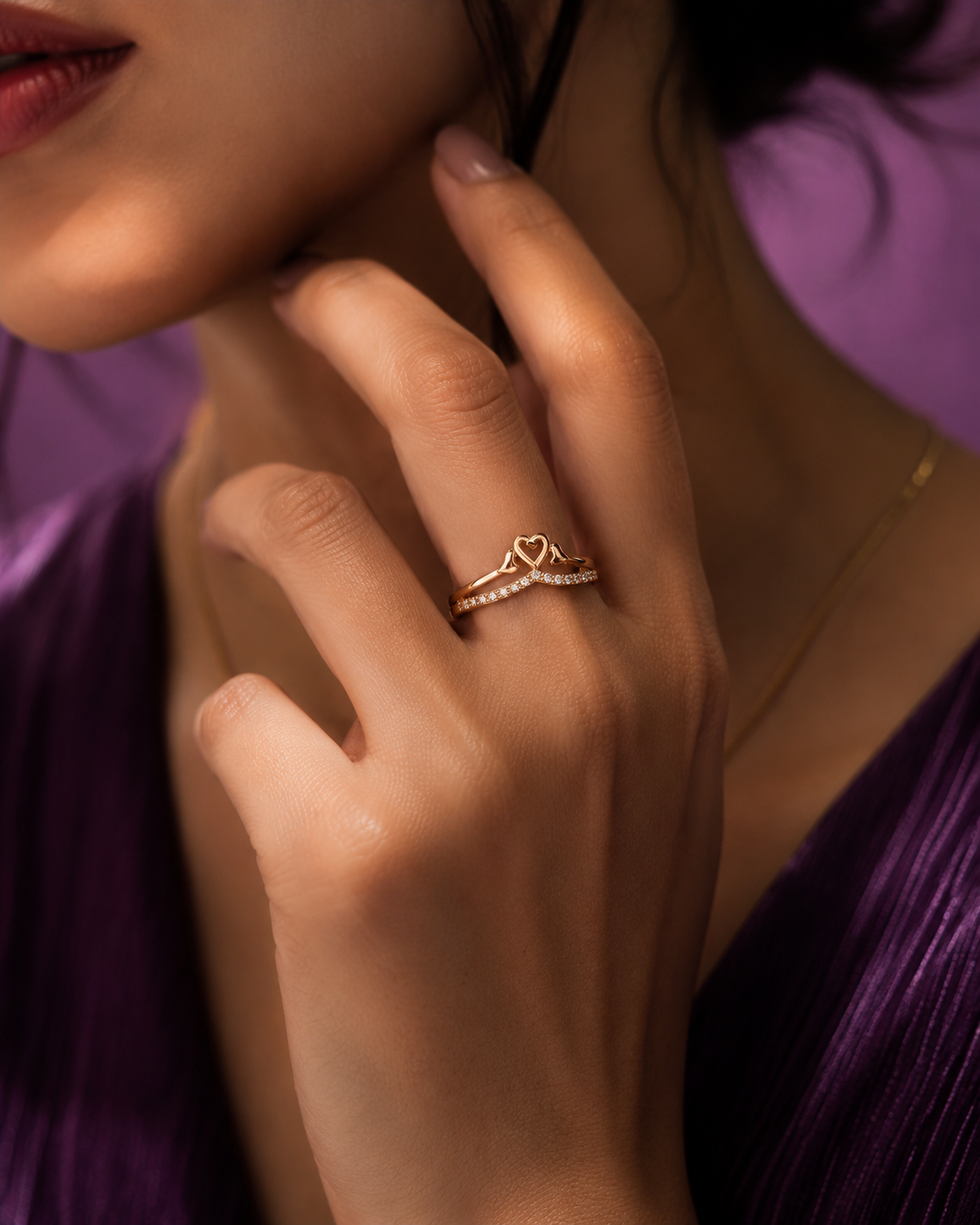 Opal Mirage Adjustable Ring