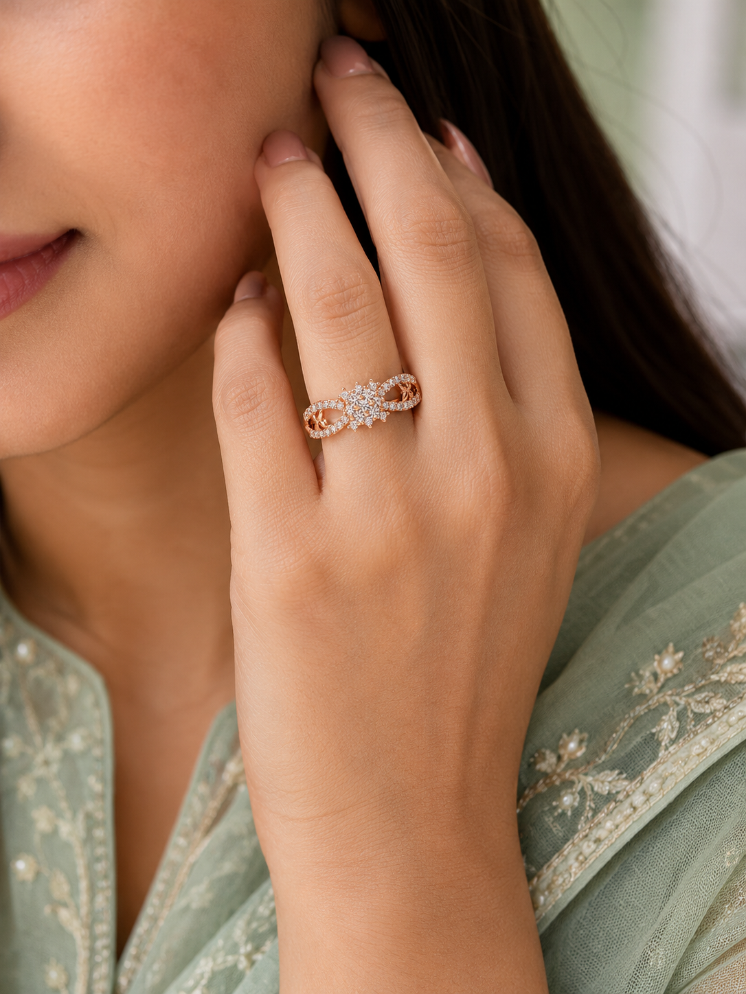 Urvi Adjustable Ring