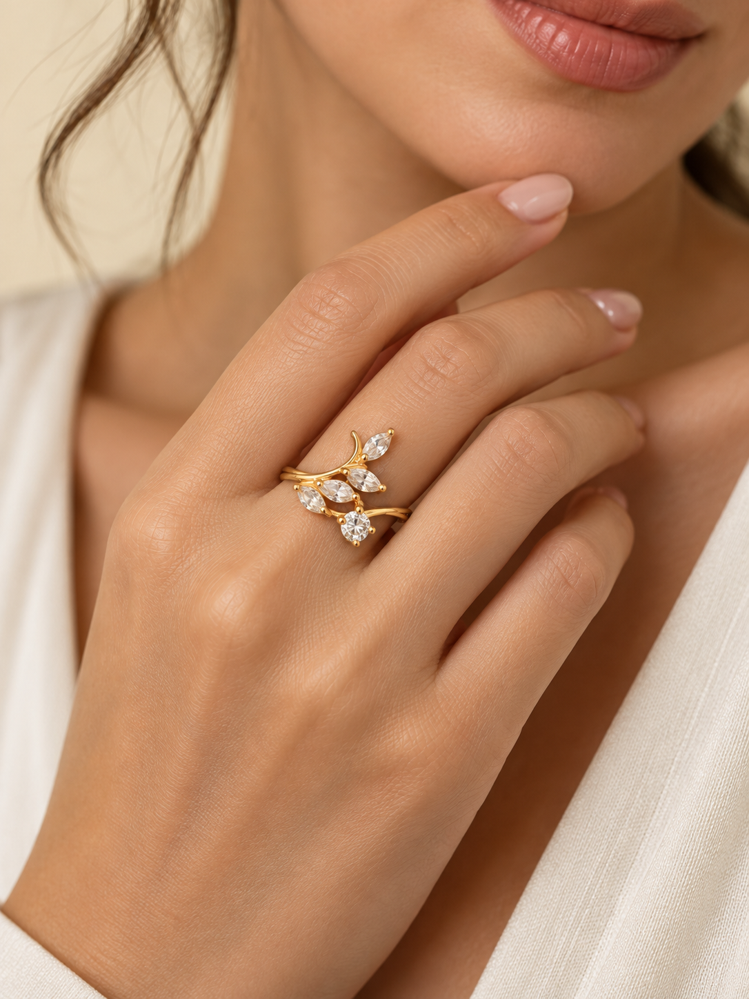 Petals Adjustable Ring