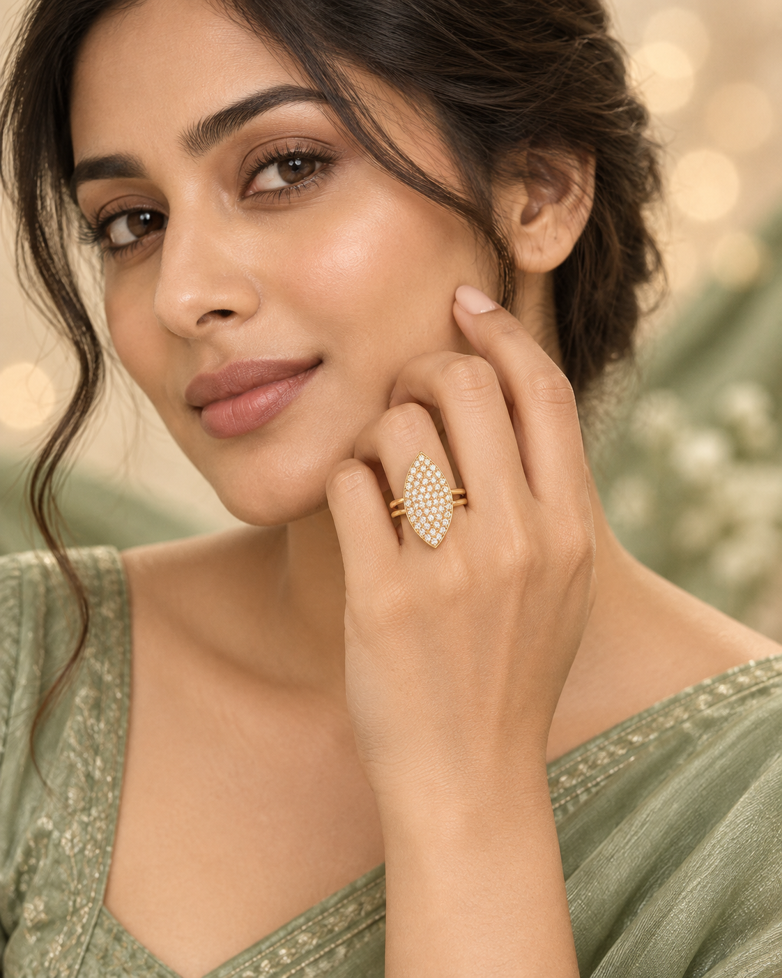 Dazzling Adjustable  Ring