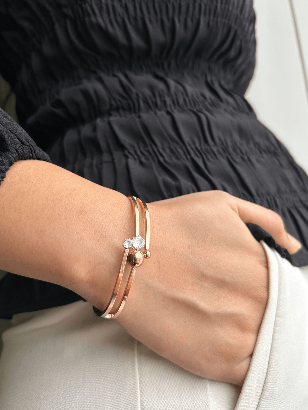 Sophie Rose Gold Bracelet - Zerakijewels