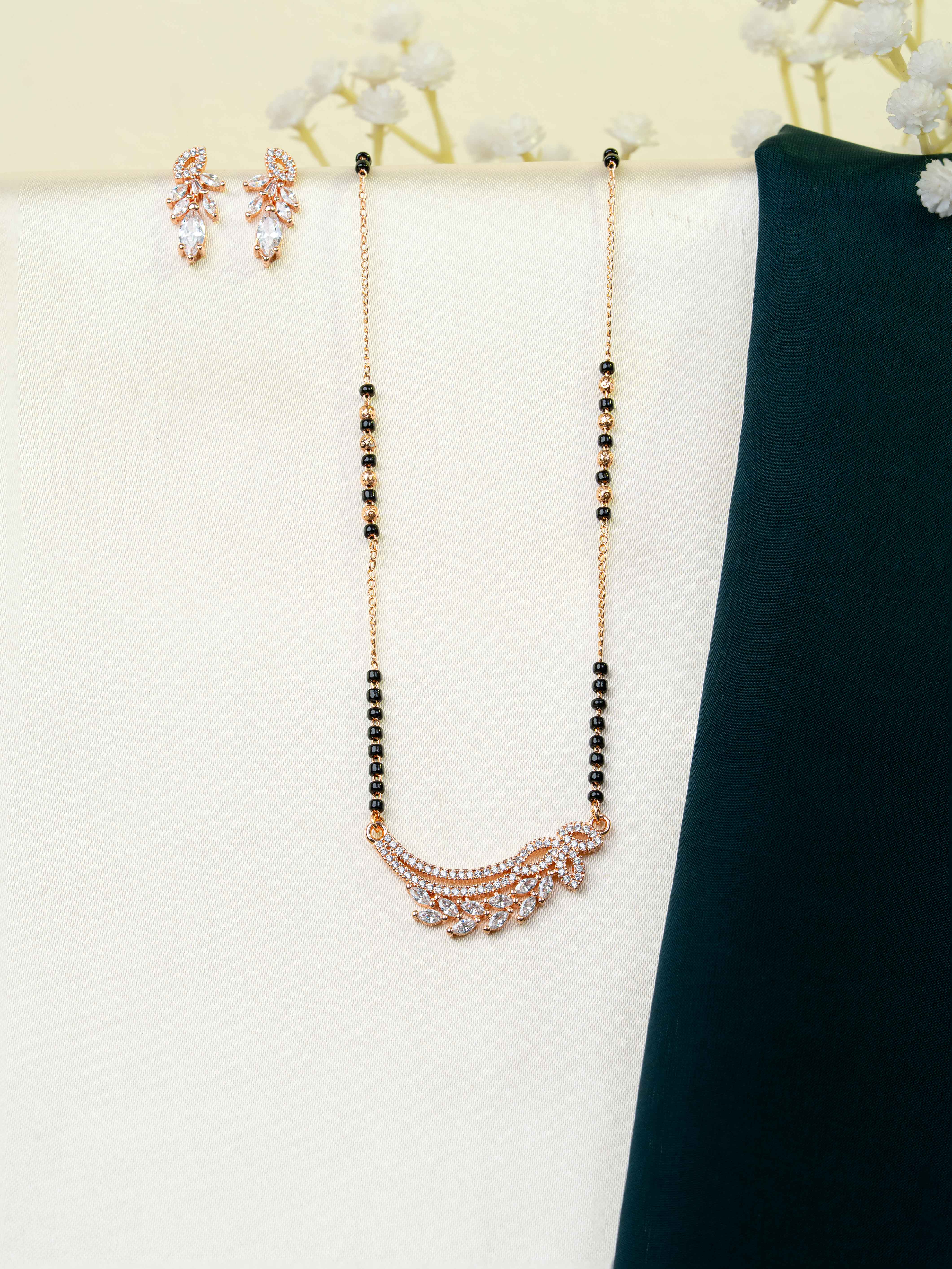 Ritvi Mangalsutra with Earrings