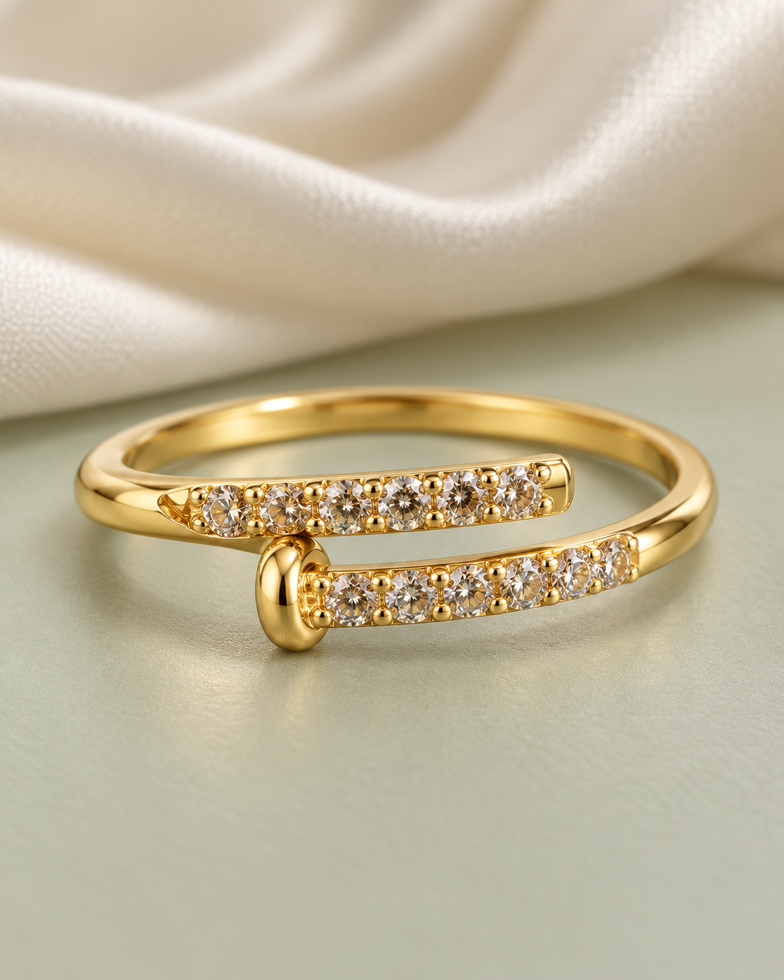 luster Adjustable Ring