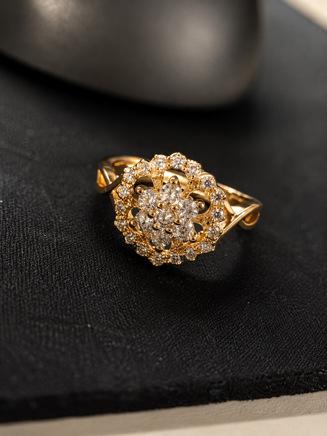 solitaire Adjustable Ring
