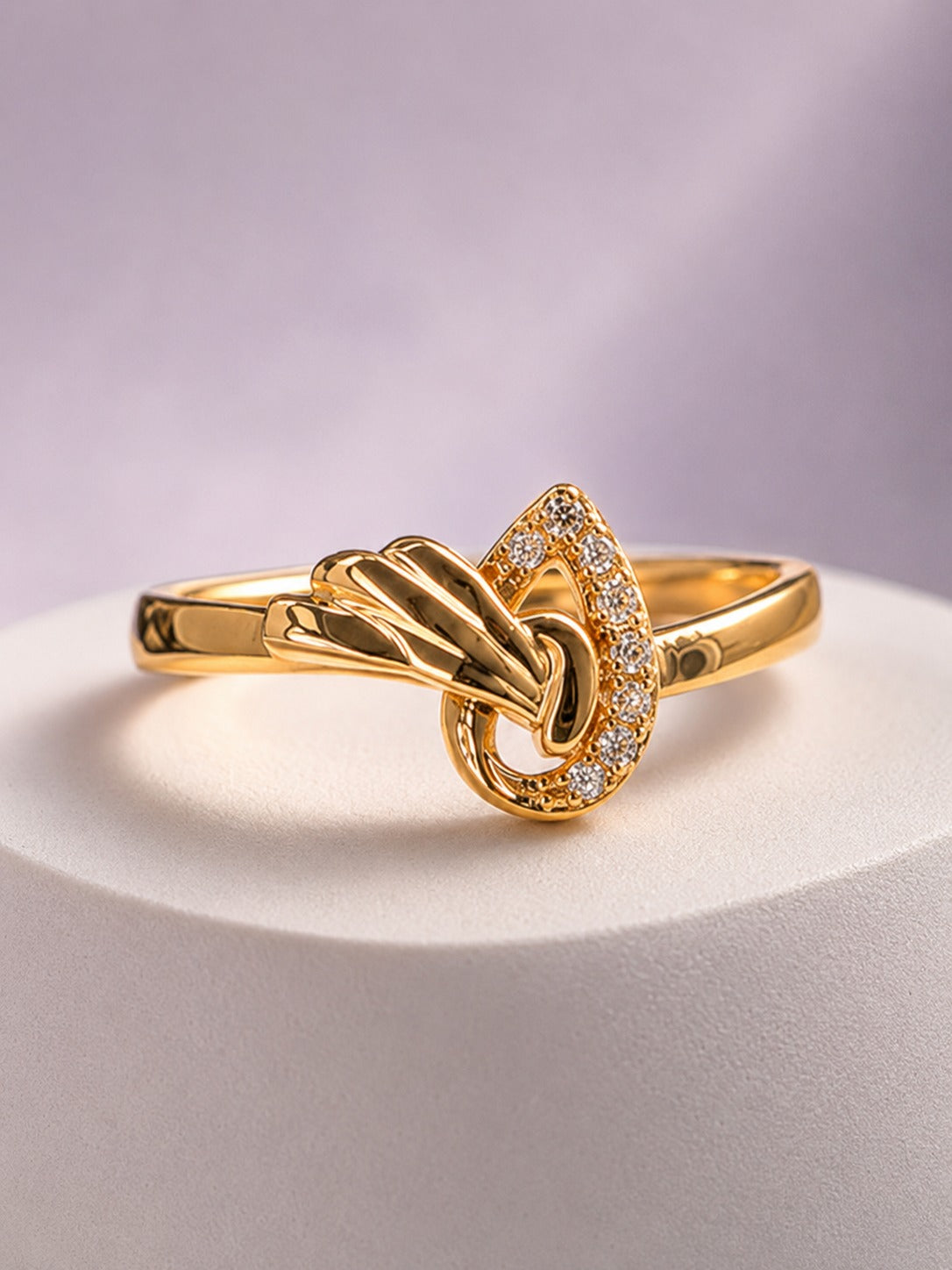 Dewdrop Adjustable Ring