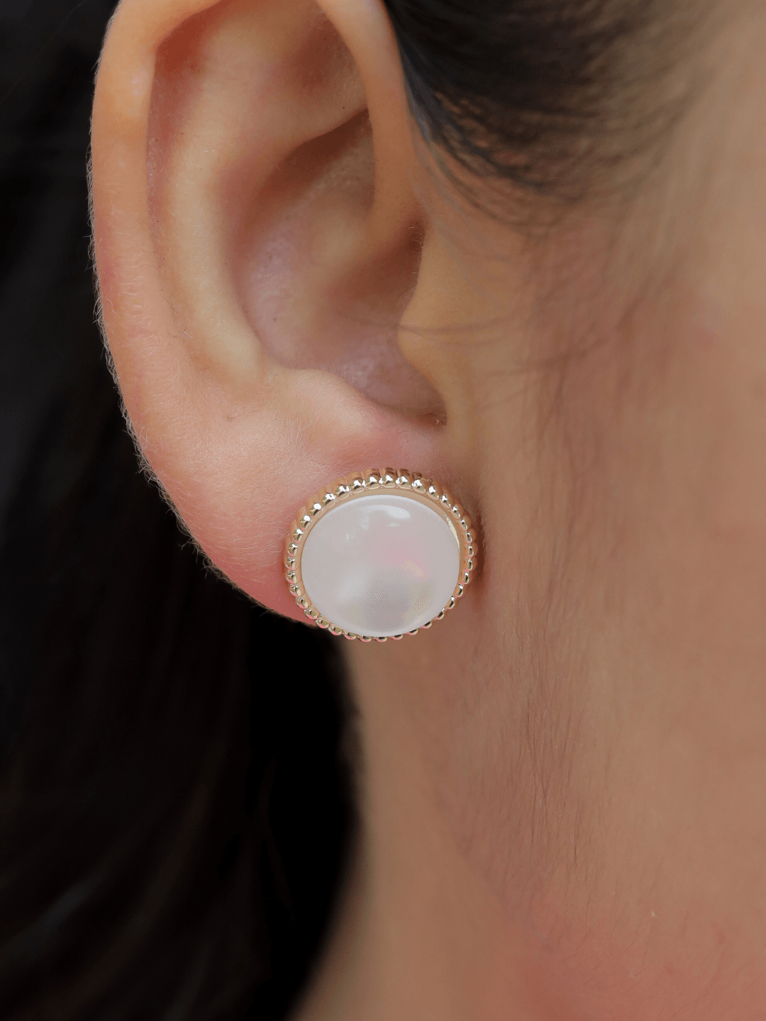 LA Pearl Triad Earrings - Zerakijewels