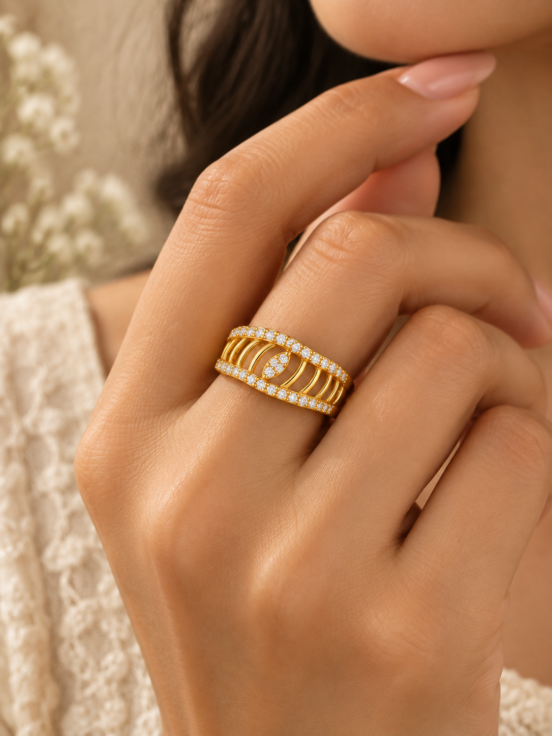 Vireya Adjustable Ring