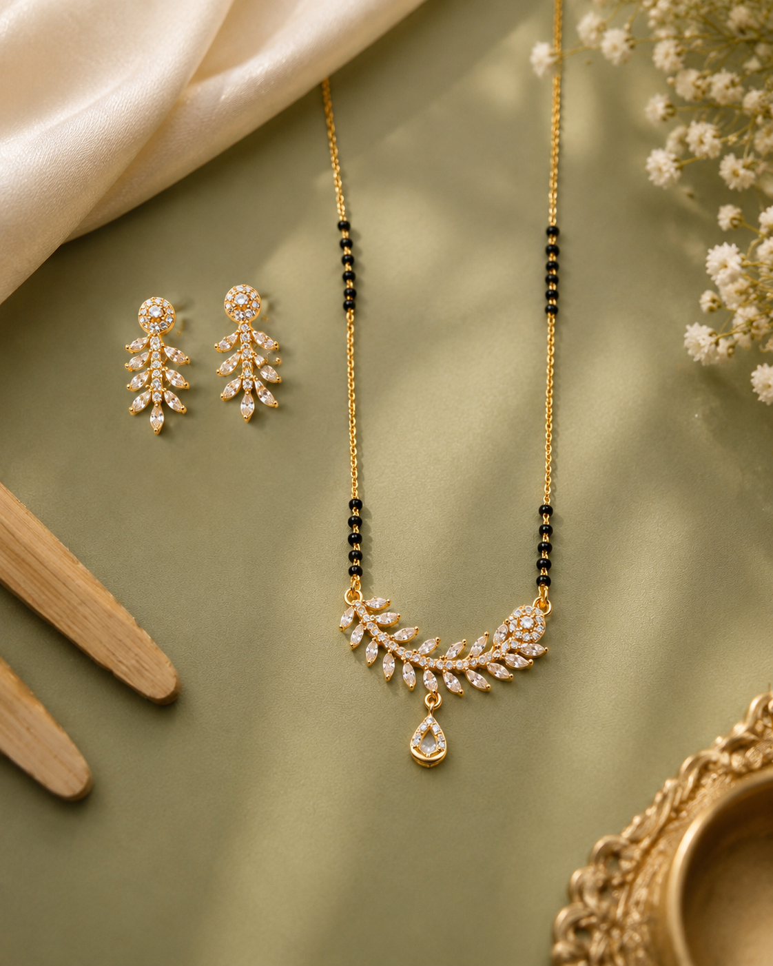 Archi Mangalsutra with Earrings