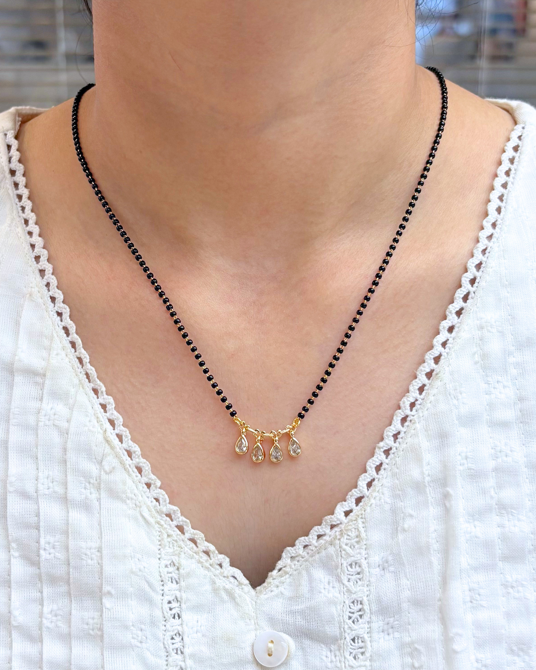 Meher Full Black Beads Mangalsutra