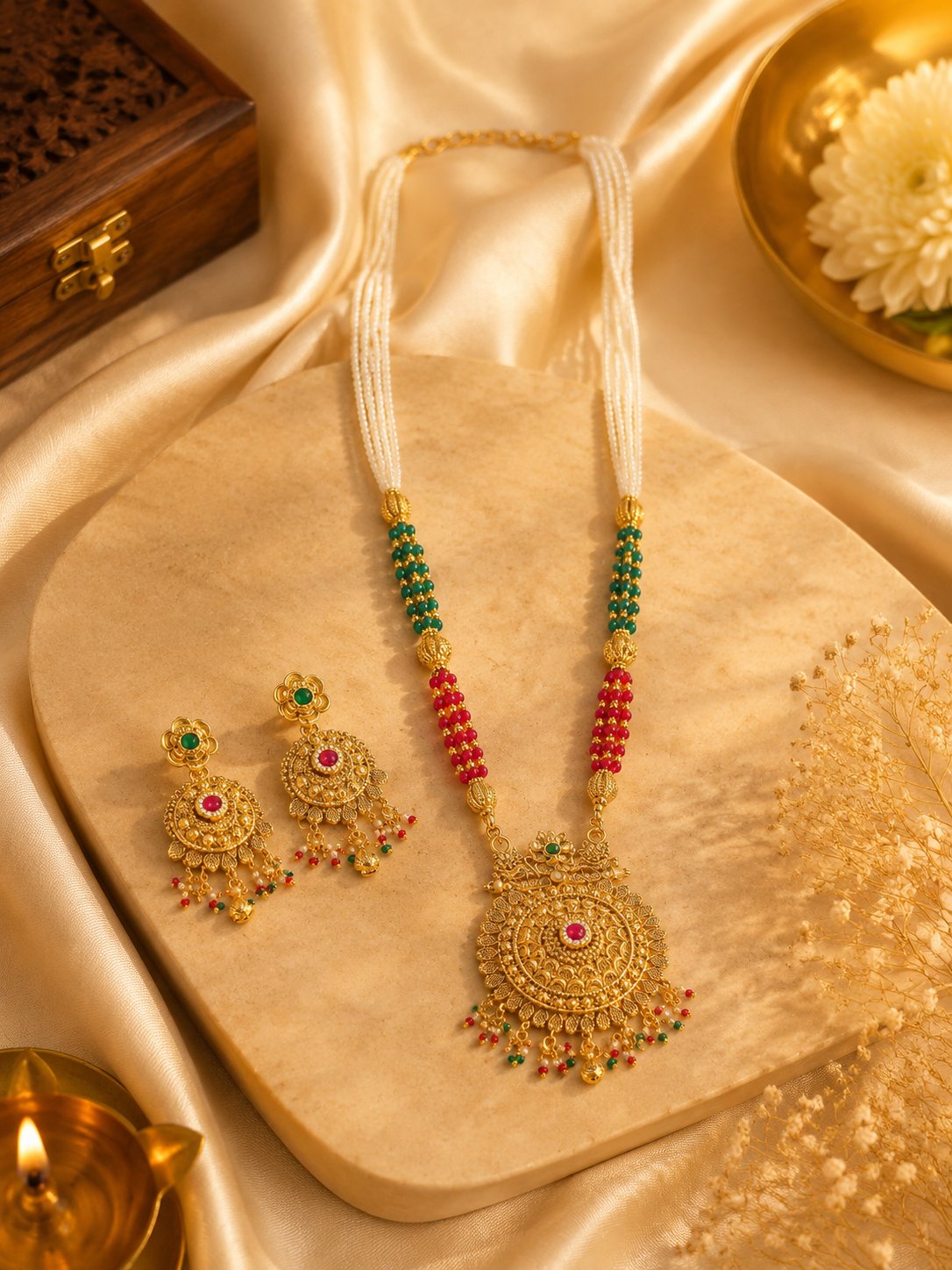 Manshi necklace set