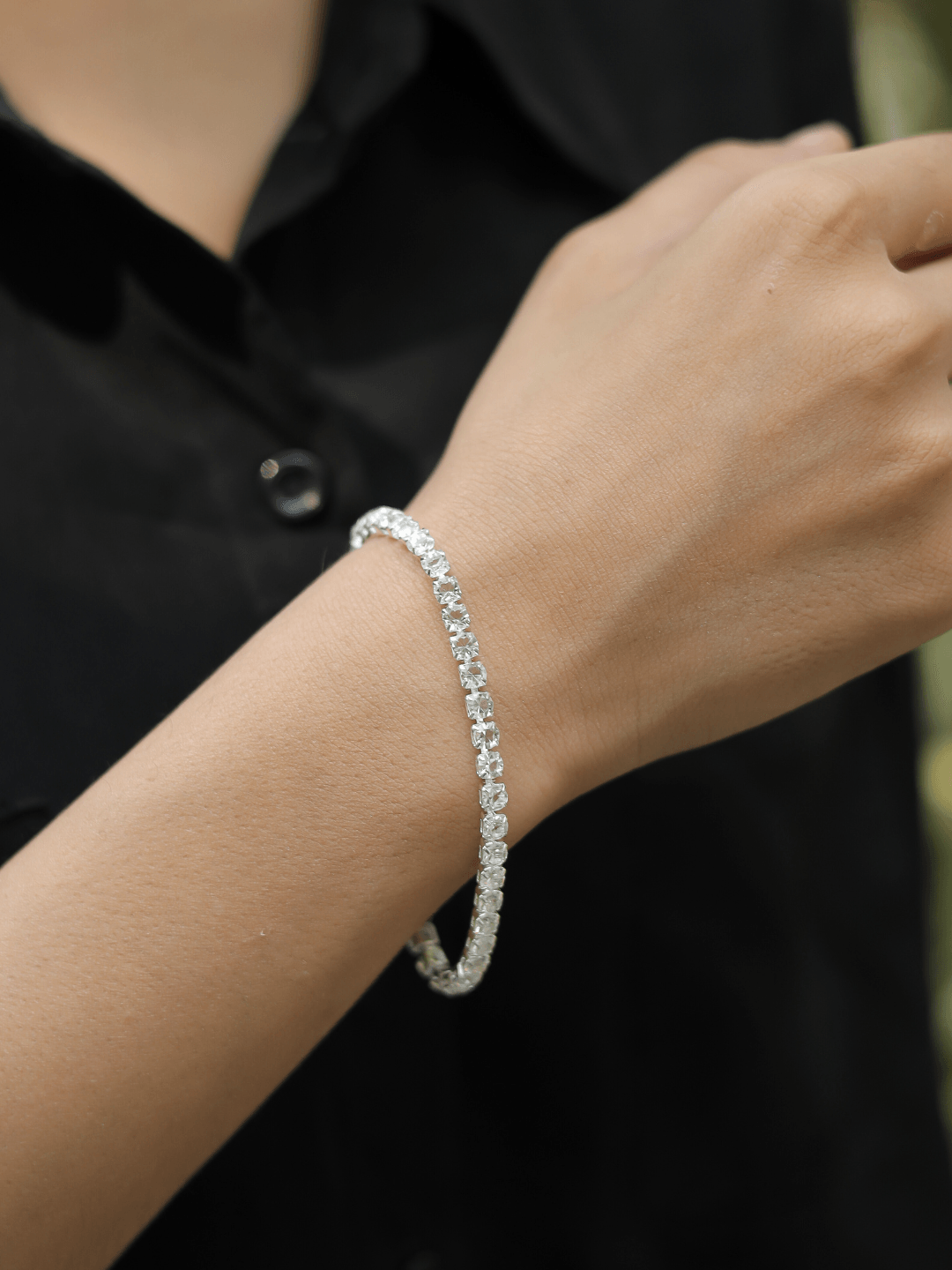 Crystal Diamond Bracelet - Zeraki Jewels