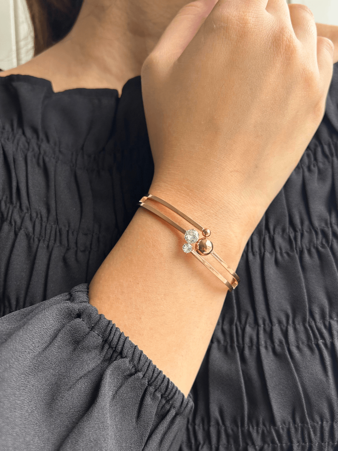 Sophie Rose Gold Bracelet - Zerakijewels