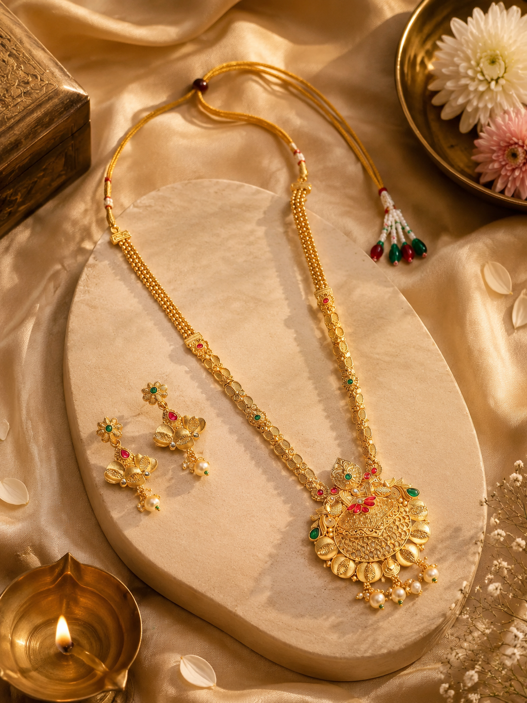 Dhaneshwari Necklace Set