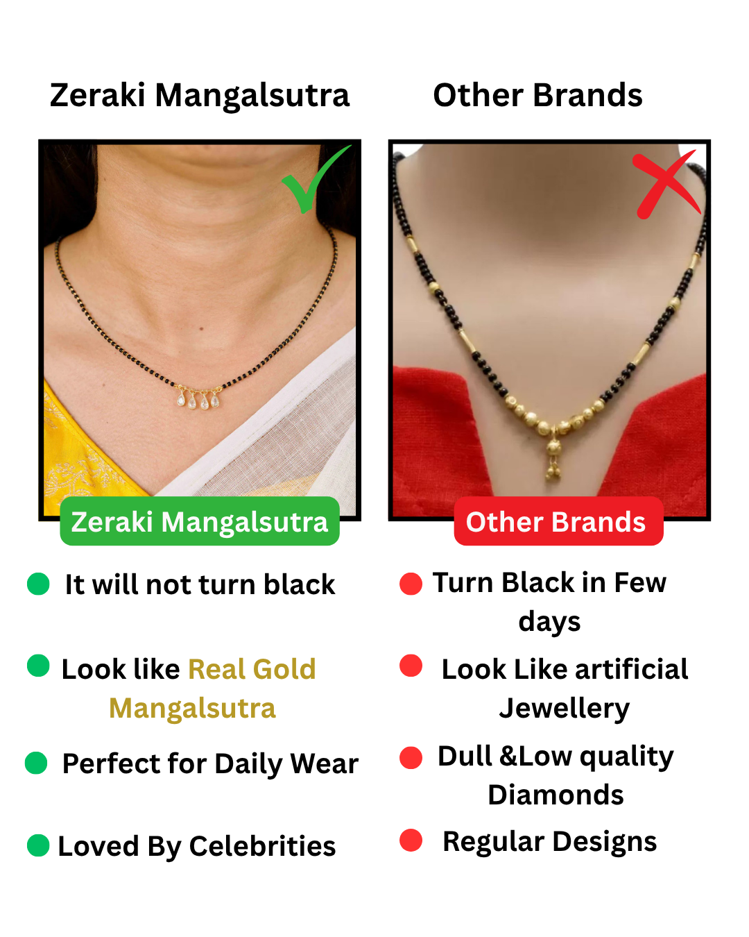 Meher Full Black Beads Mangalsutra