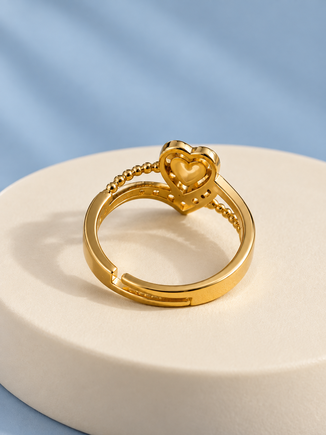 Crimson Adjustable Ring