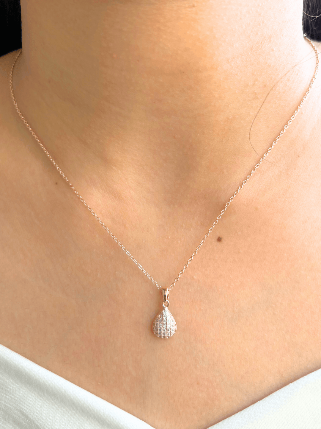 Sparkling Crystal Drop Pendant - Zerakijewels