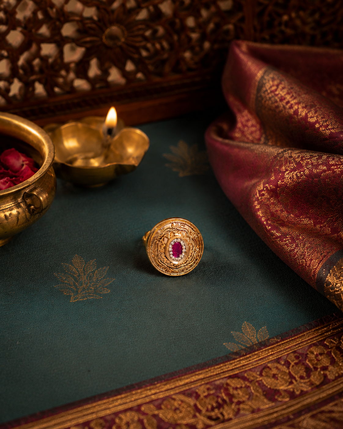 Riyana Adjustable Ring