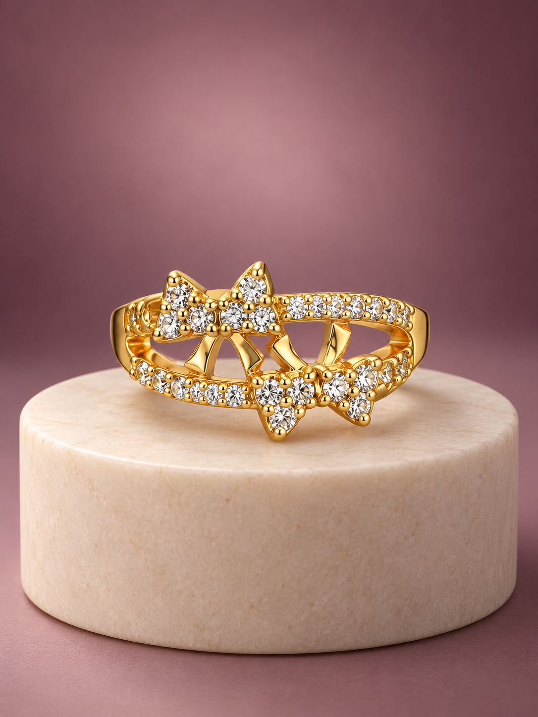 Coral Adjustable Ring