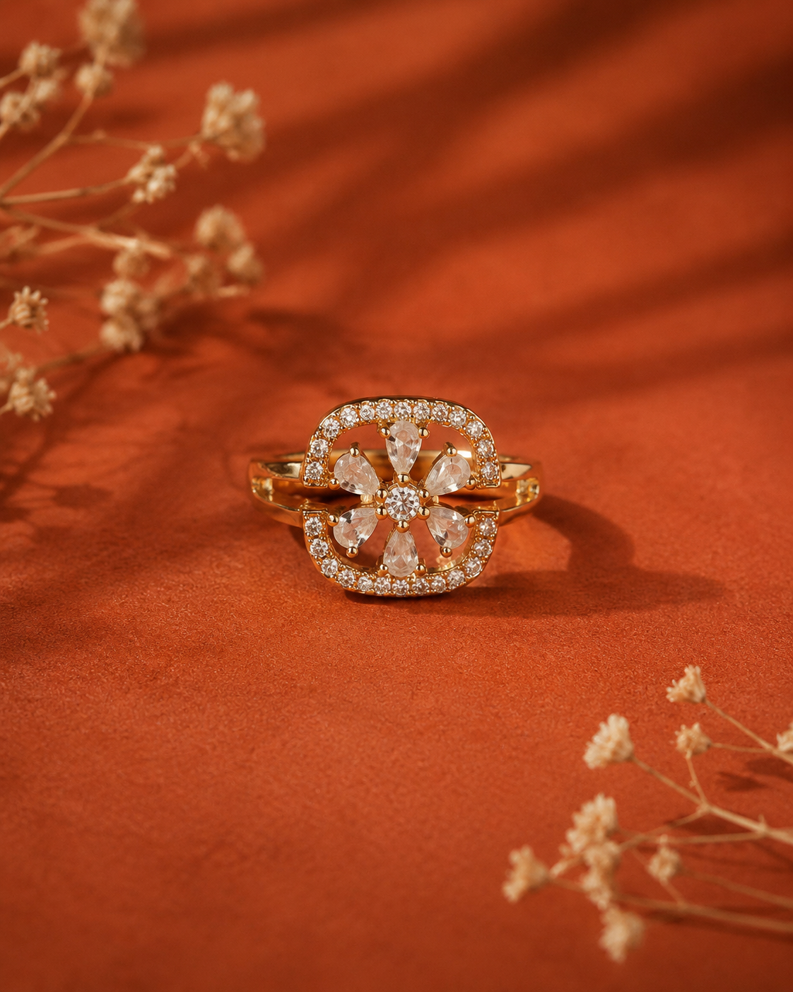 Lotus Adjustable Ring