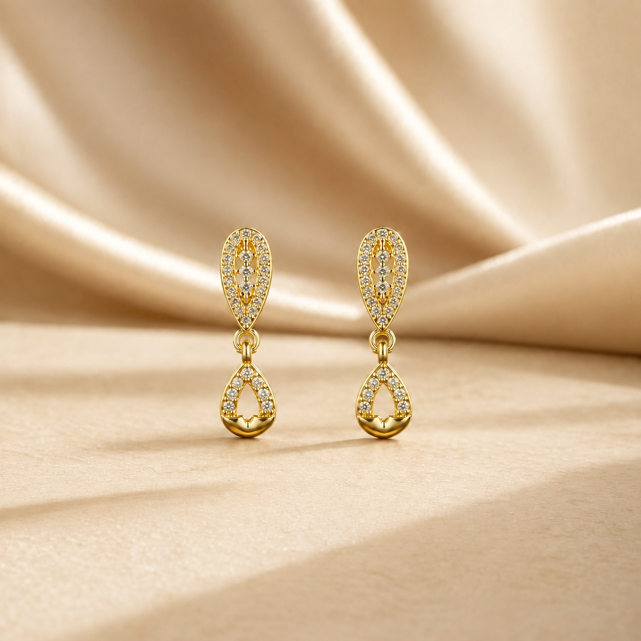 Kimaya Gold Earrings