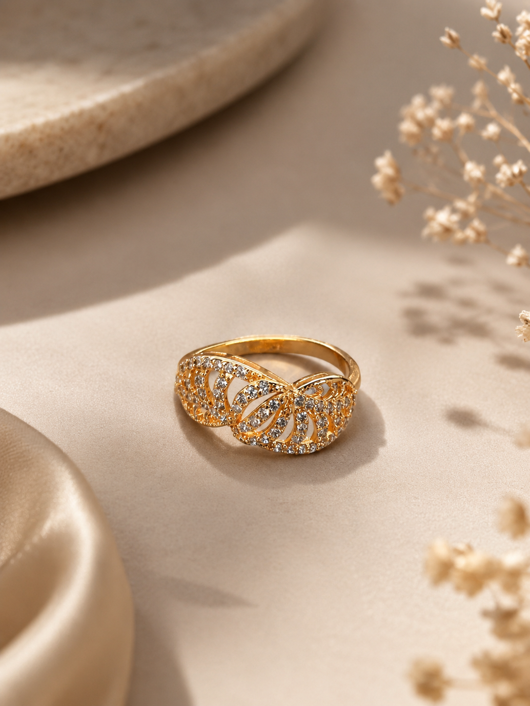 Regal Charm Adjustable Ring