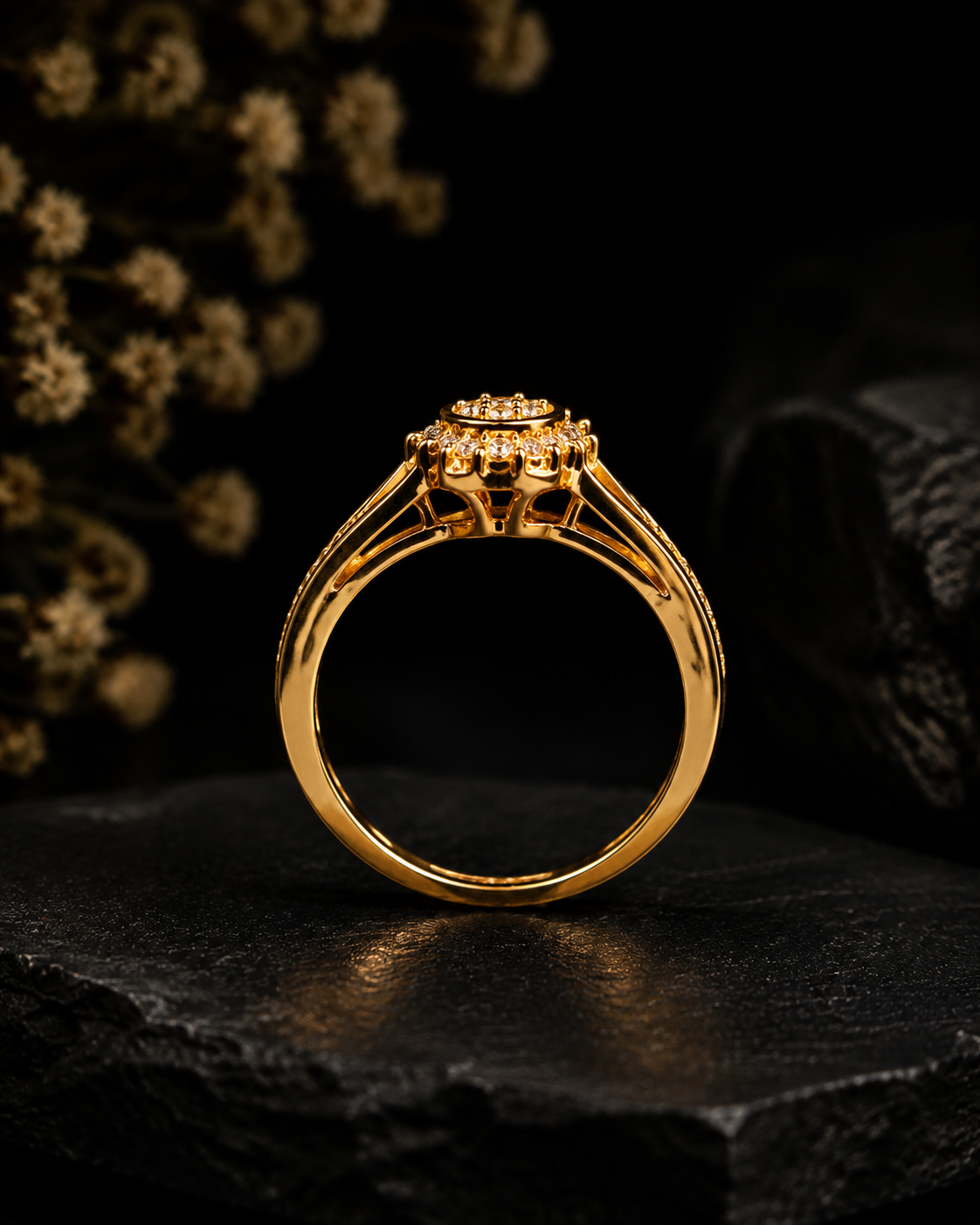 Sunflower Adjustable Ring